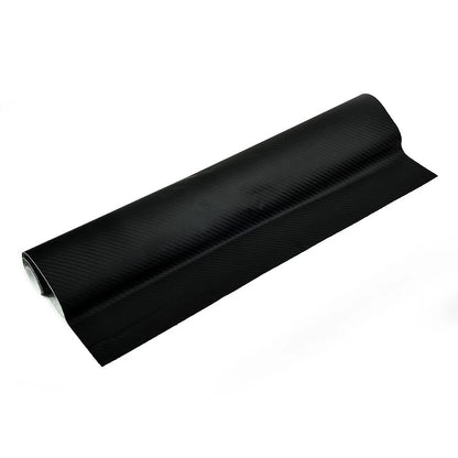 Car Exterior 3D Matt Black Carbon Fiber Vinyl Film Sticker Decal
