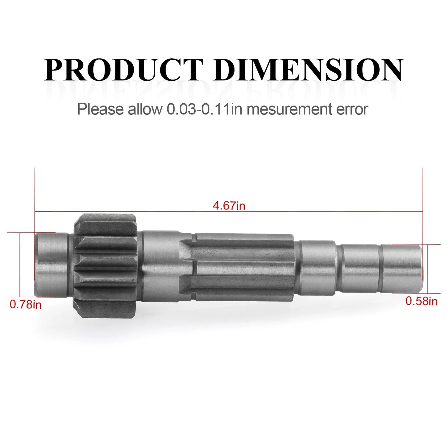 Transmission Shaft for Polaris RZR 170 (2009–2021)