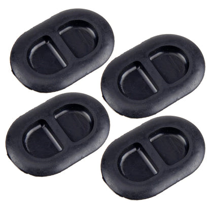 4 x Oval Rubber Body Plug Footwell for Jeep Wrangler JK JL (2014-2018)