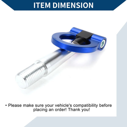 Tow Hook Ring 23.5cm for Mitsubishi Lancer Evolution  - Blue