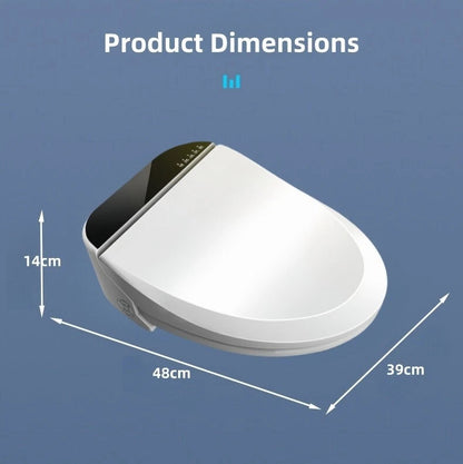 Electric Bidet Cover for Smart Washlet - Heated Water Massage Mode (2023)