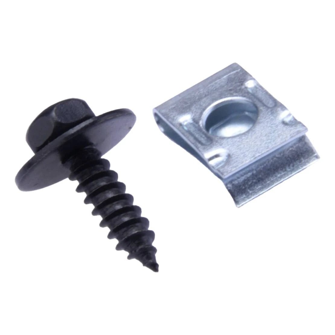 40 x Metal Car Screw Body Fender Bumper Retainer Clips for C6
