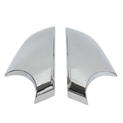 L+R Side Rear View Mirror Chrome Cover Lower Holder for Tesla Model X (2016–2021)