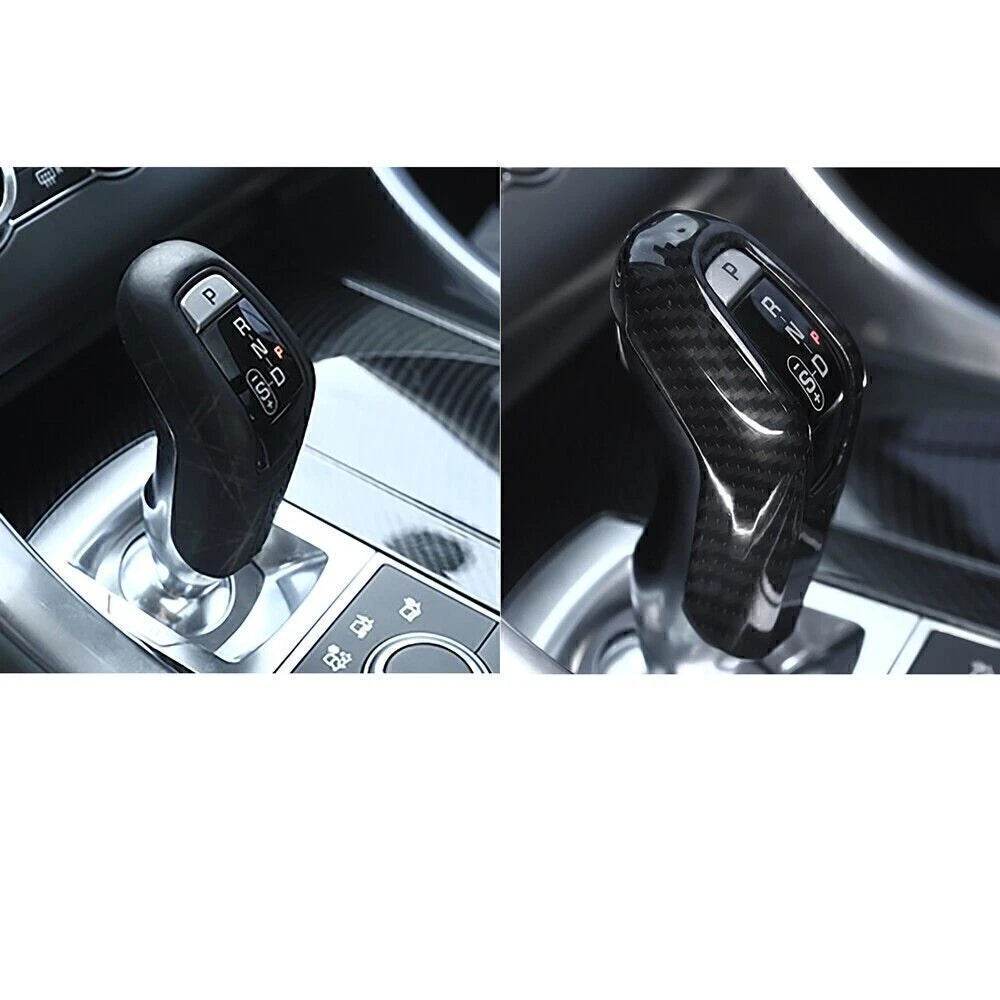 1x Black Gear Shift Knob Cover for Land Rover Range Rover Sport (2018-2020)