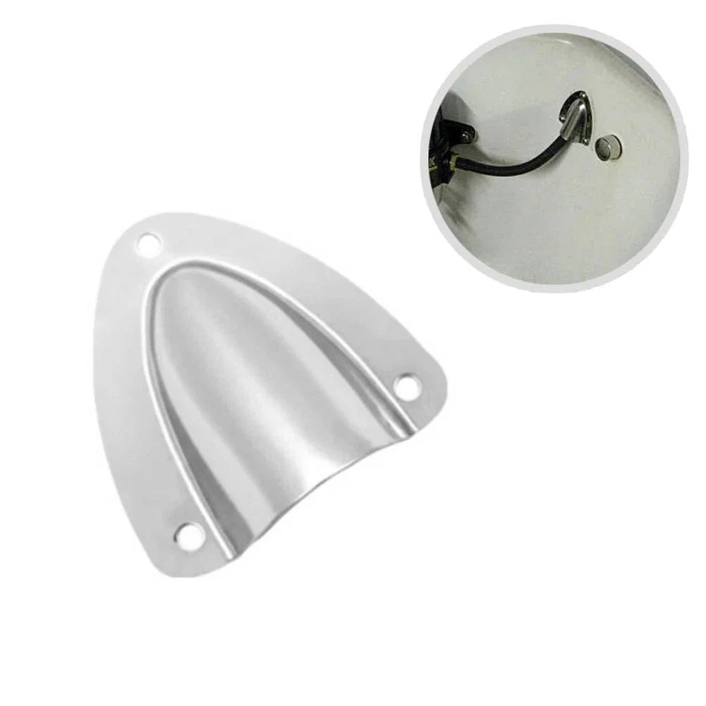 Splash Proof Stainless Steel Vent for Boat - Wire Covers Clamshell Vent