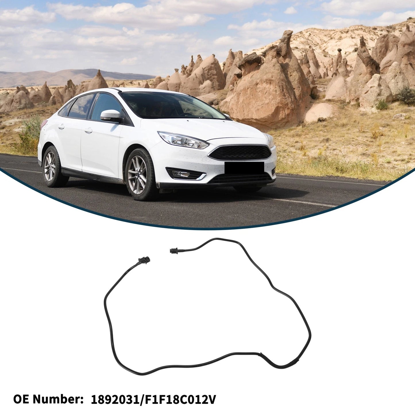 Radiator Hose for Ford Focus (2017-2018) Rubber Coolant Pipe
