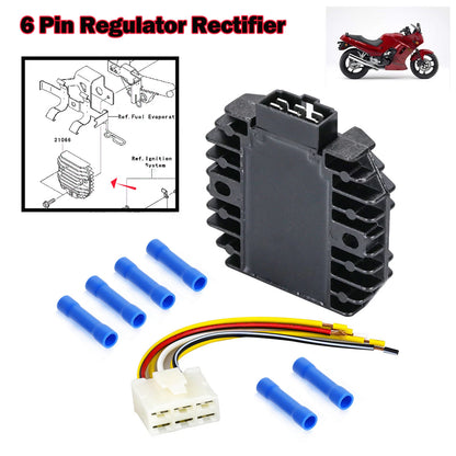 Regulator Rectifier & Plug for Kawasaki EX250 Ninja 250R (2008–2012)