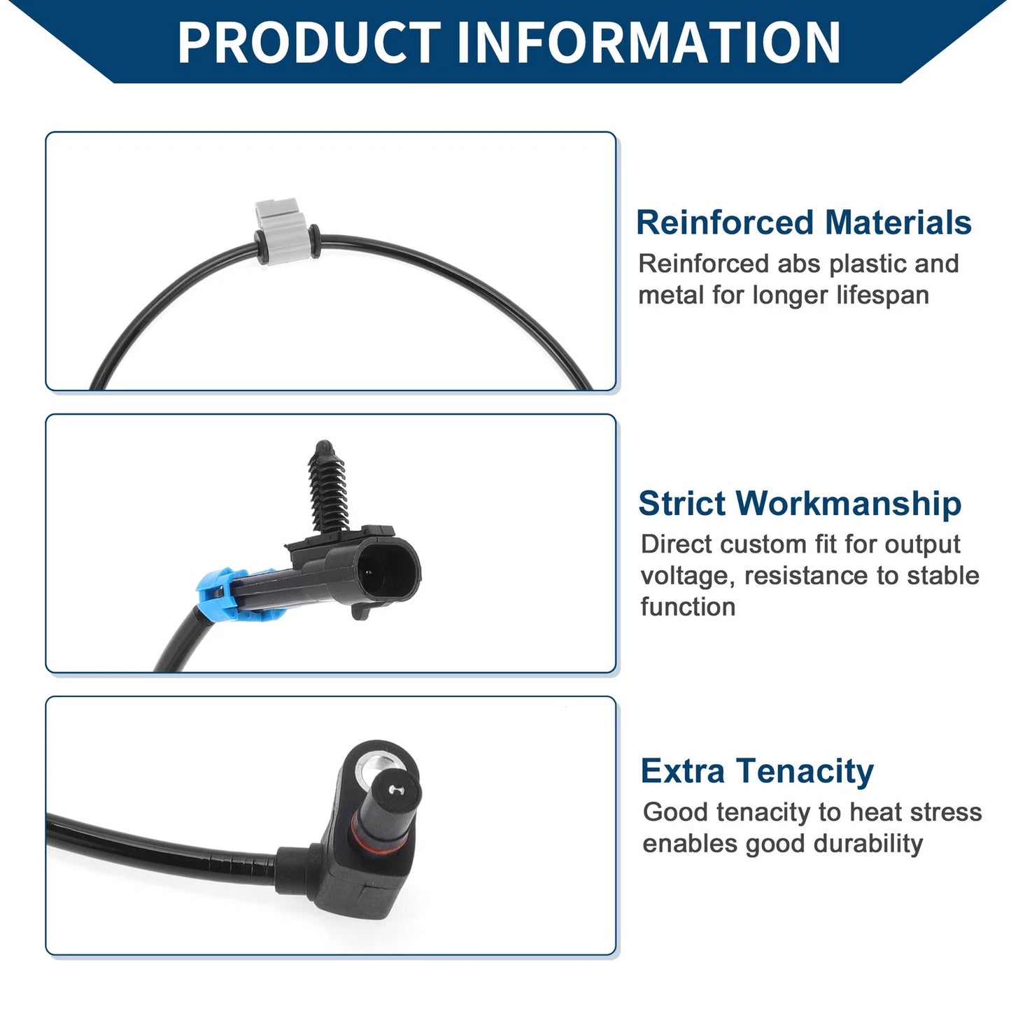 ABS Wheel Speed Sensor for Chevrolet Blazer RWD Front
