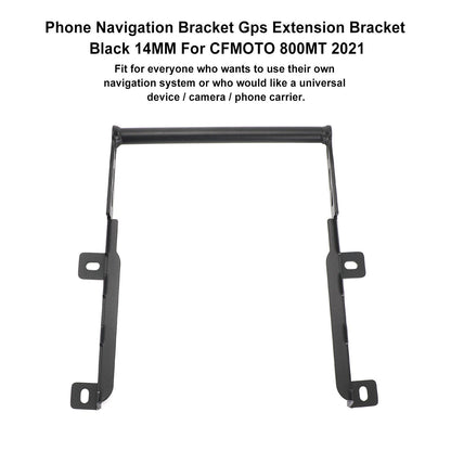 14mm GPS Expansion Mount Phone Holder for Cfmoto 800MT (2021)