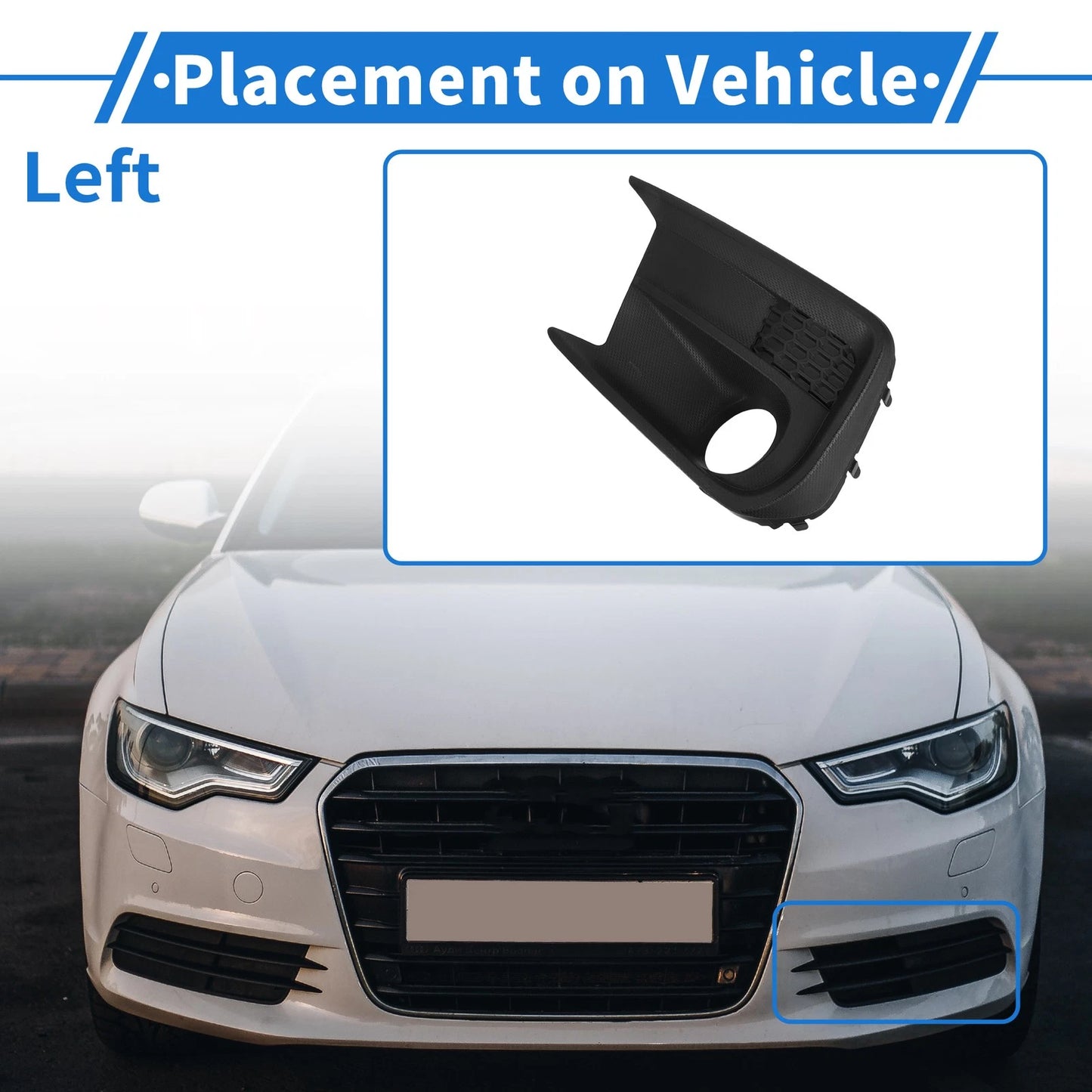 Front Left Fog Light Grill for Subaru WRX (2018-2021)