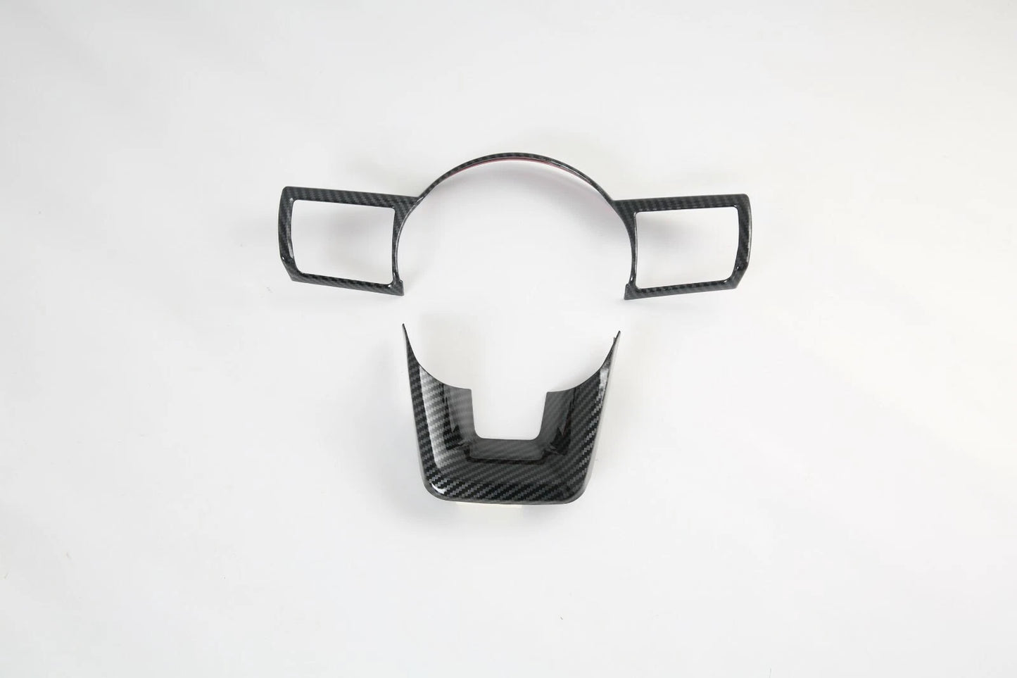 Carbon Fiber Steering Wheel Button Cover Trim for Nissan Rogue (2021-2023)