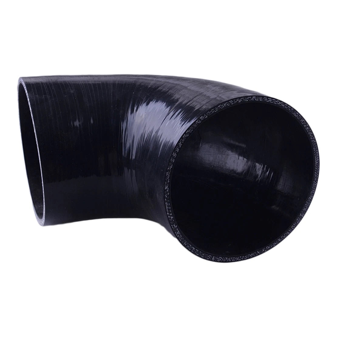 3" Black 90 Degree Silicone Elbow Hose for Car Radiator (Fits Various Models)