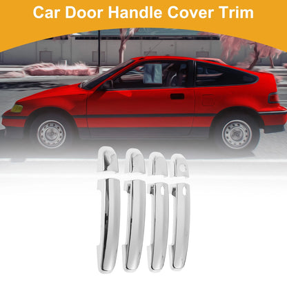 Silver Tone Door Handle Cover Trim for Suzuki Swift (2005-2017)