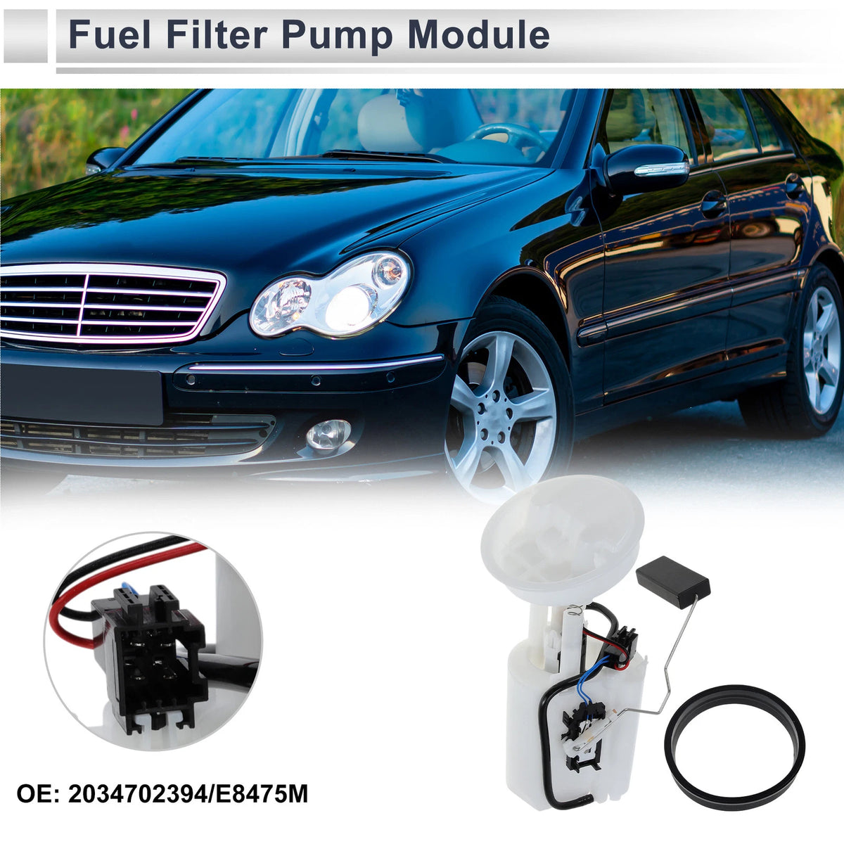 Fuel Pump Assembly for Mercedes Benz W203 C230 2.5L (2001-2007)