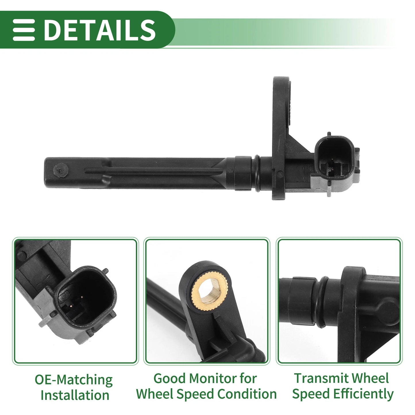 ABS Wheel Speed Sensor for Toyota Sequoia (2001-2023)