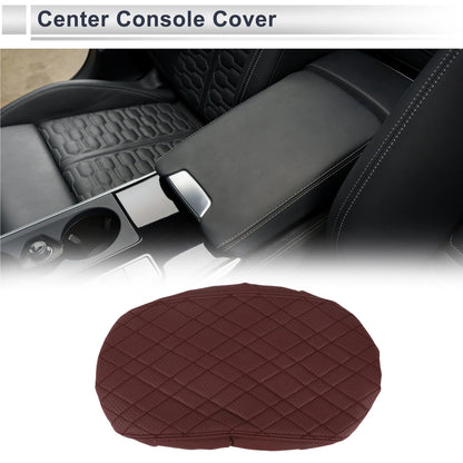 Car Center Console Cover Wine Red for BMW X3 (2018-2024) 1 Pc