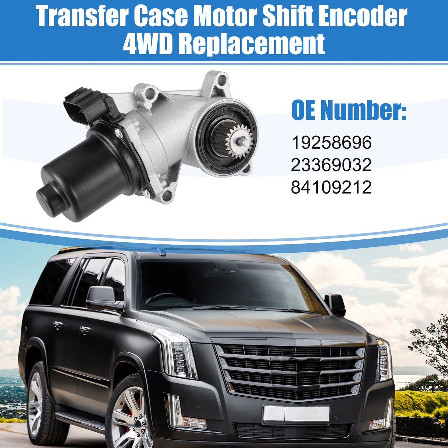 Auto Transfer Case Motor for Chevrolet Silverado 1500 (2007-2018)