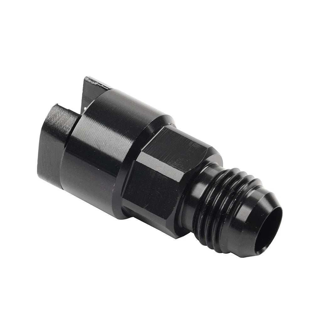 6AN Male to 3/8" Quick Disconnect EFI Fuel Rail Adapter for GM LS (2001-2023)