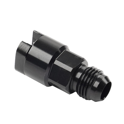 6AN Male to 3/8" Quick Disconnect EFI Fuel Rail Adapter for GM LS (2001-2023)