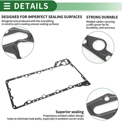 Oil Pan Gasket for BMW 550i and BMW 650i (2011-2016 and 2012-2018)