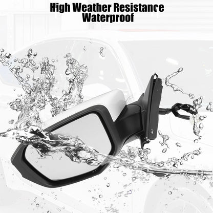 5 Pin Left Side Exterior Door Mirror Assembly for Honda Civic (2016-2020)