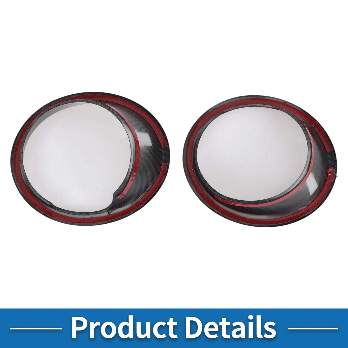 2 x Car Front Left Right Headlight Trim Bezels for BMW X5 (2014-2018)