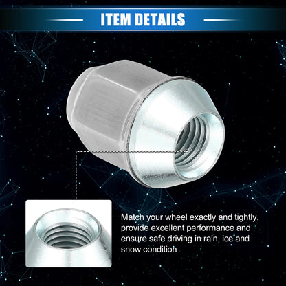 20 Pcs M12x1.5 Wheel Lug Nut for Ford Focus and Dodge Grand Caravan