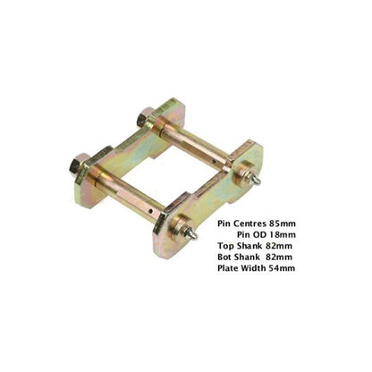 2 x Front/Rear Leaf Spring Shackles for Toyota 40 Series LC (1980–1990)