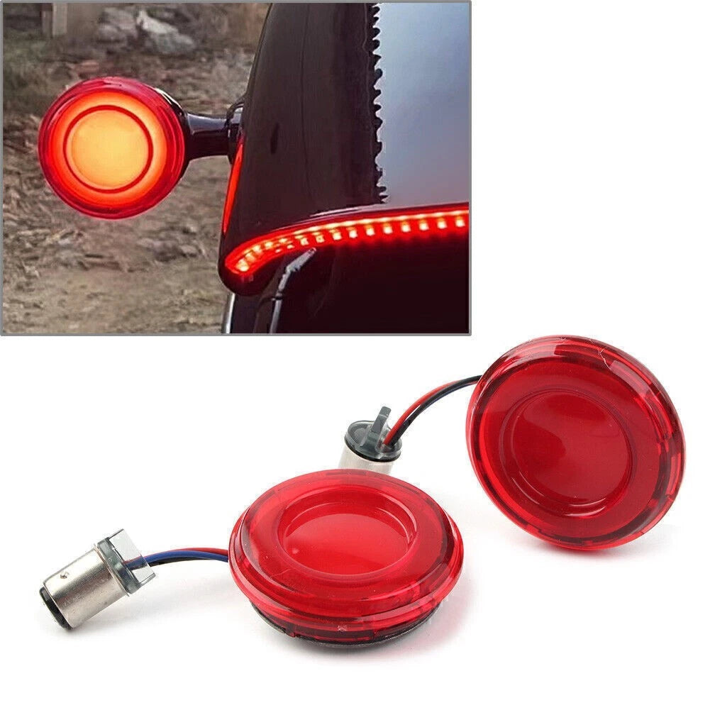 1157 LED Front Turn Signal Lights for Harley Dyna Sportster XL883 (2004-2023)