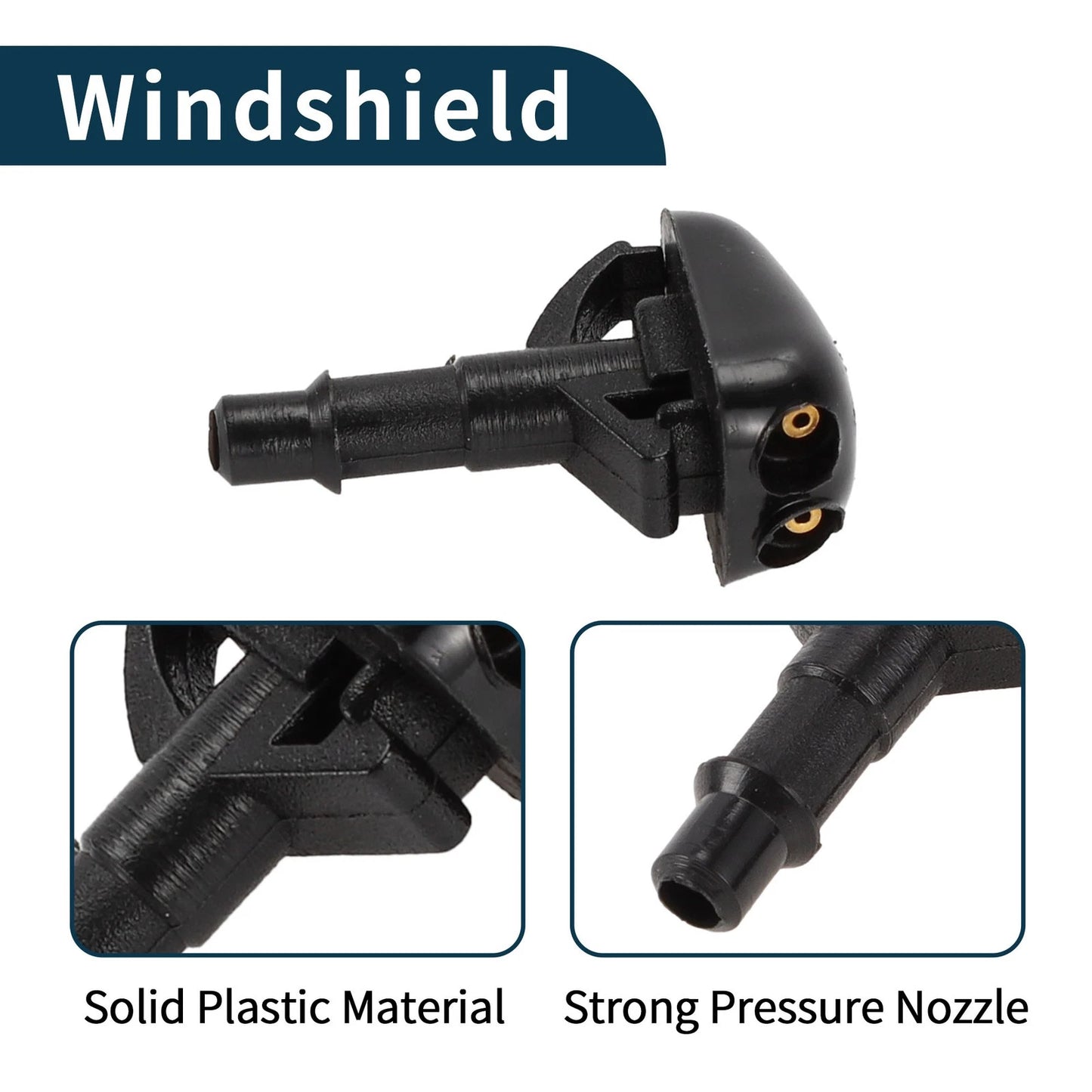 Windshield Washer Nozzle & Fluid Hose for Mitsubishi