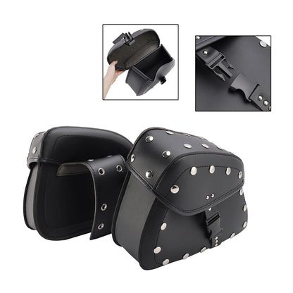 22L Universal Black Side Bag for Motorcycles (2020-2023)