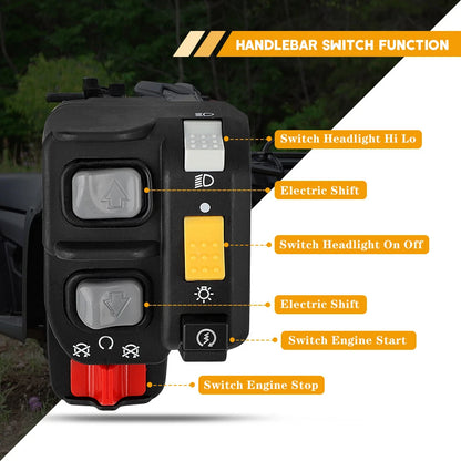 Handlebar Switch Electric Start/Stop Headlight for Honda Foreman 500 (2014–2019)