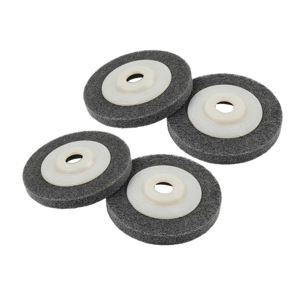 4" Nylon Fiber Buffing Wheel Polishing Disc for Angle Grinder (Fits Various Models)