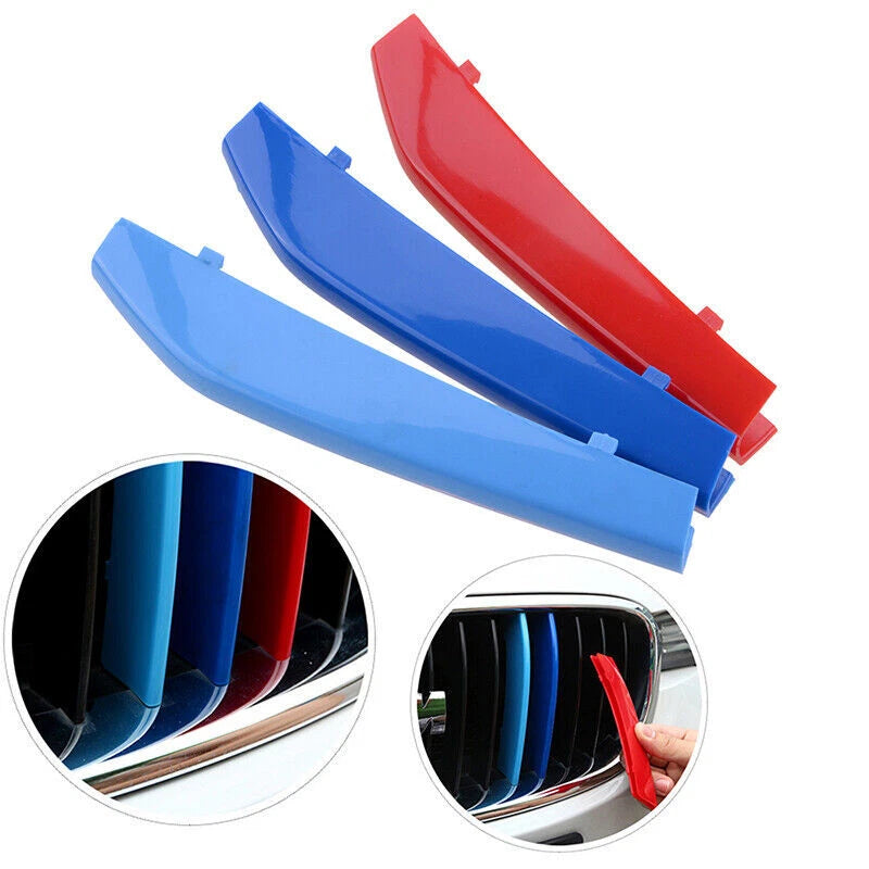 M-color Kidney Grille Insert Strips for BMW 5 Series G30 G31 (2017-2023)