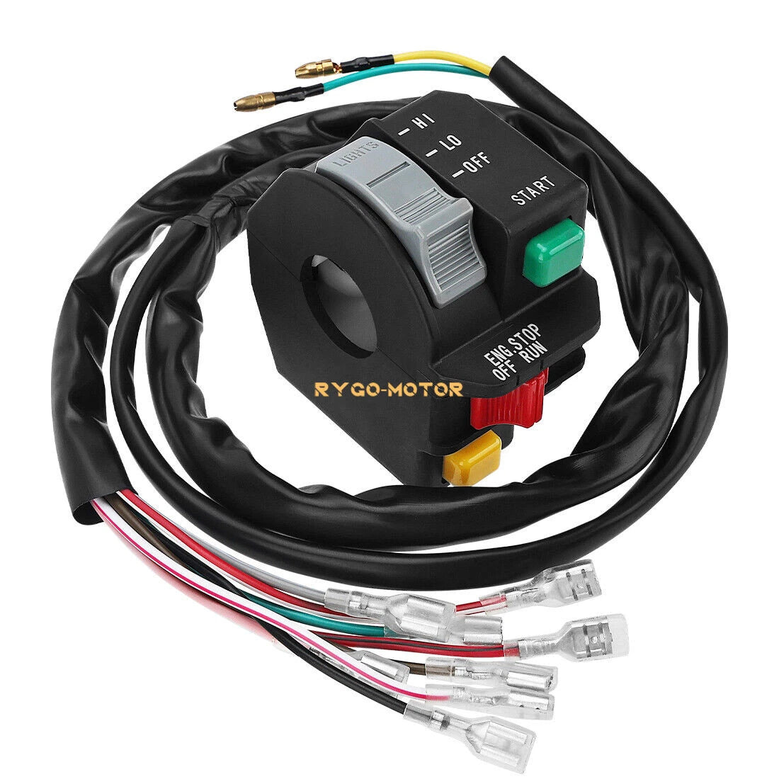 Left Handlebar Switch Start Stop Override Headlight for Polaris Sportsman 335
