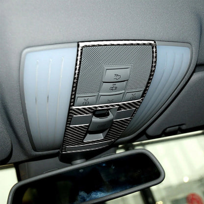 Carbon Fiber Roof Reading Light Frame Bezel for Mercedes E Class W212 (2009-2015)