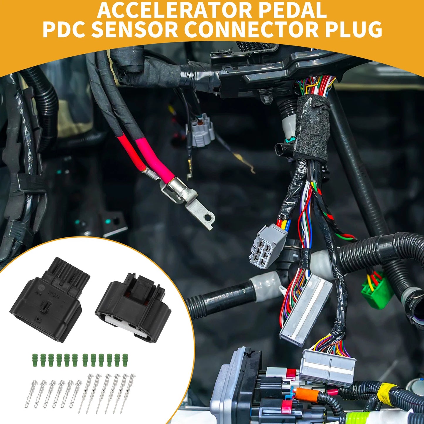 6 Pin Accelerator Pedal Sensor Connector for Honda (2001-2005)