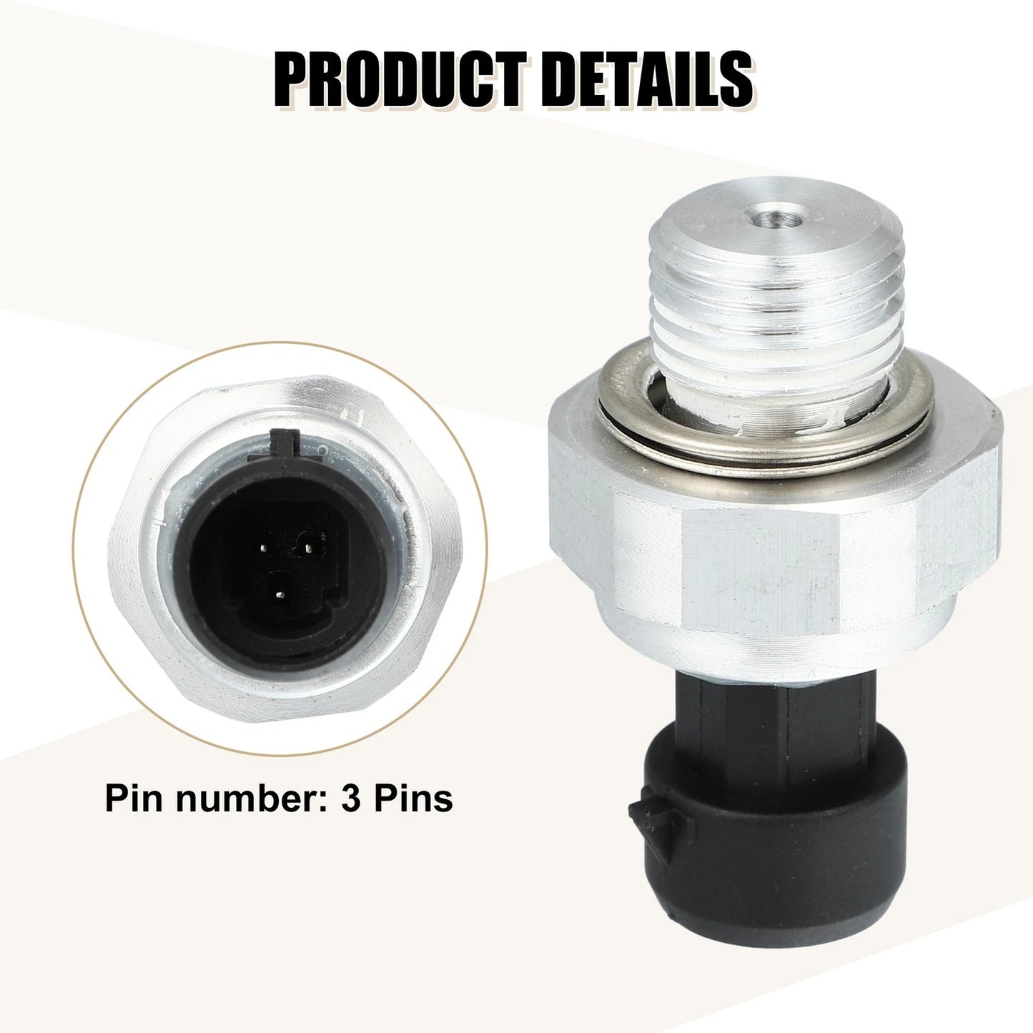 2 x Engine Oil Pressure Sensor for Buick, Cadillac, Chevy