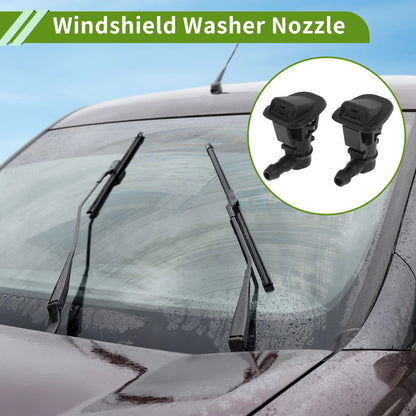 Windshield Washer Nozzle 2 x for Jeep Wrangler (2013-2015)