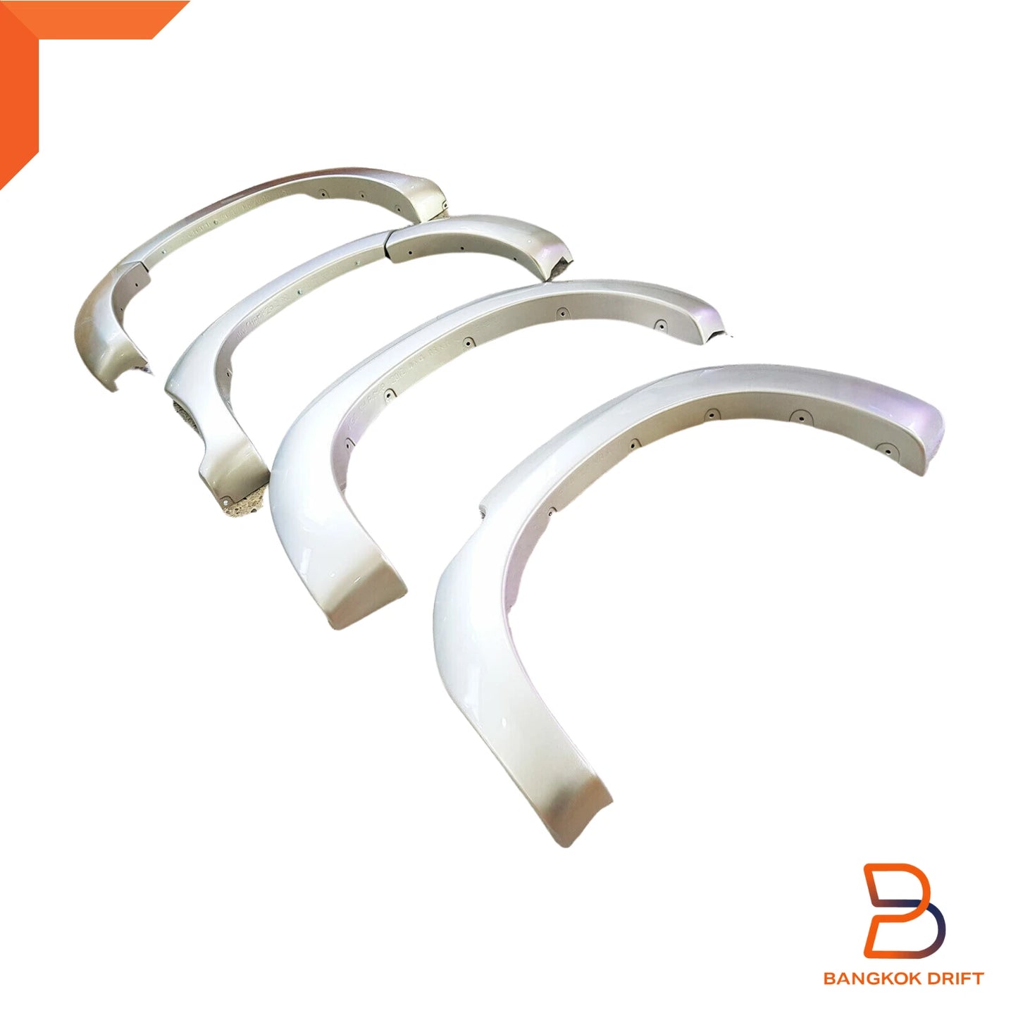 Silver Fender Flare Wheel Arch for Toyota Hilux Ute Vigo Champ (2011-2015)
