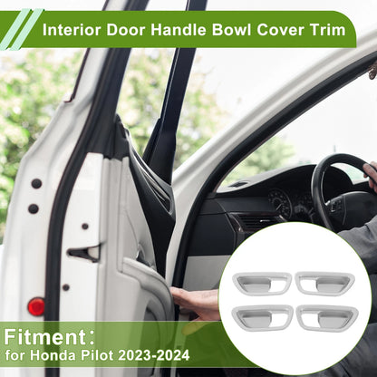 Interior Door Handle Bowl Cover Trim for Honda Pilot (2023-2024)