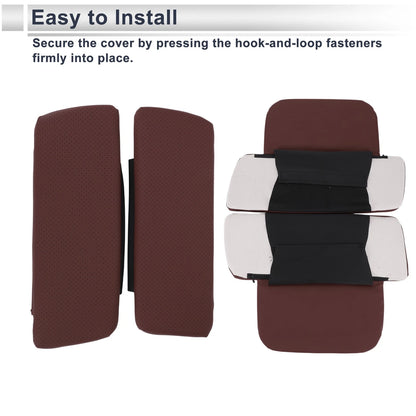 Car Center Console Cover for BMW X5 (2019-2024) - Dark Red Storage Bag Set