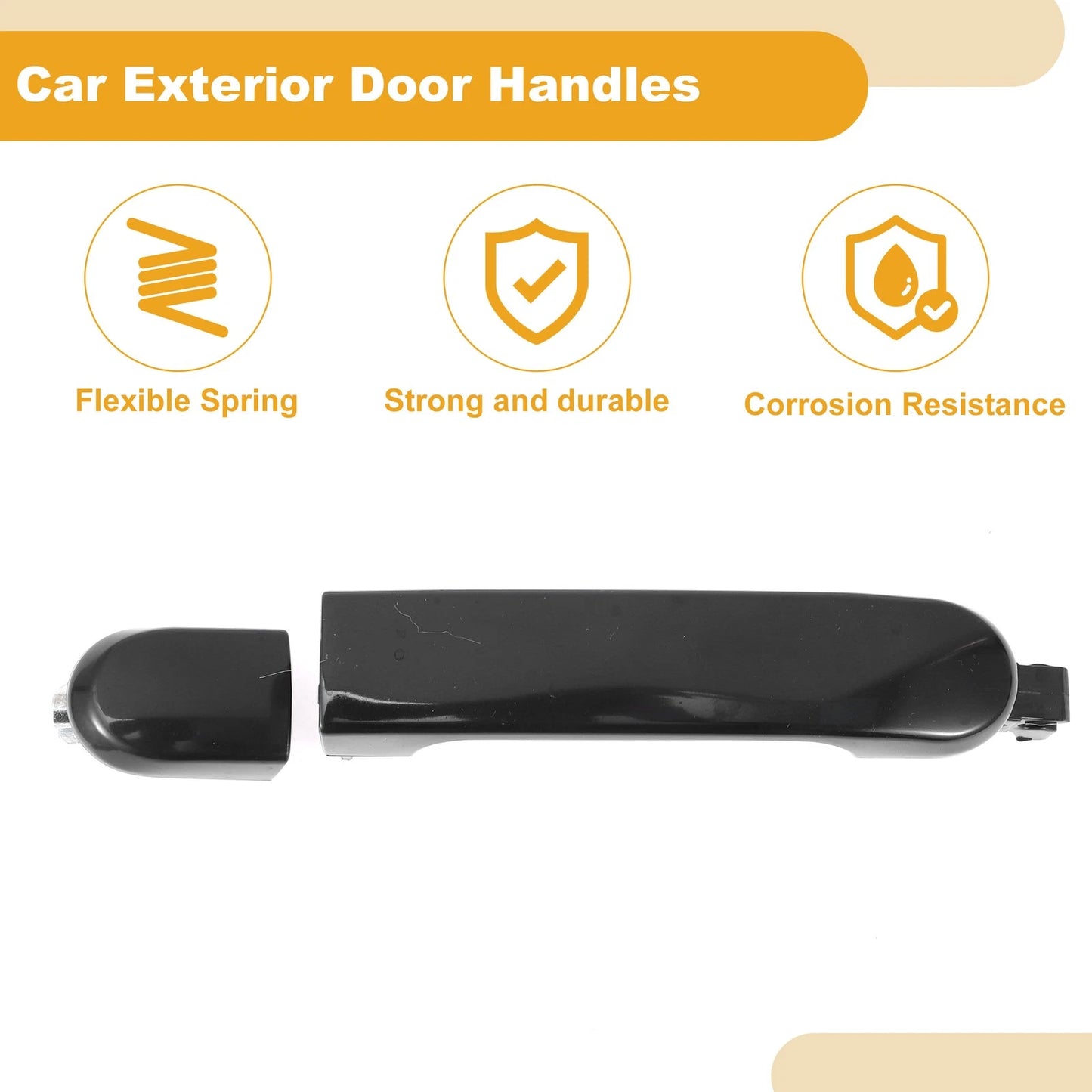 Black Exterior Door Handle for Nissan Versa (2007-2012)