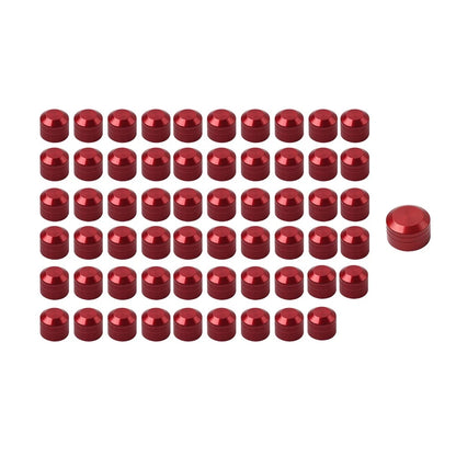 60pcs Red Engine Bolt Caps Covers for Harley Twin Cam (1999-2017)