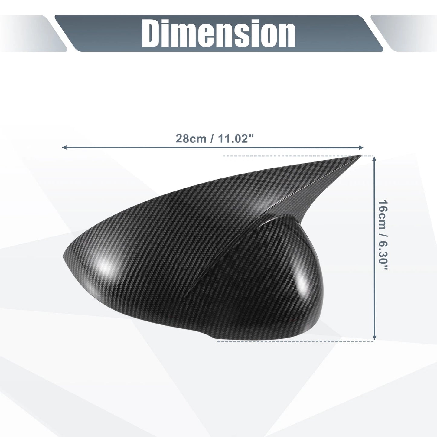 Carbon Fiber Rearview Mirror Cover for Kia K5 (2021-2023)