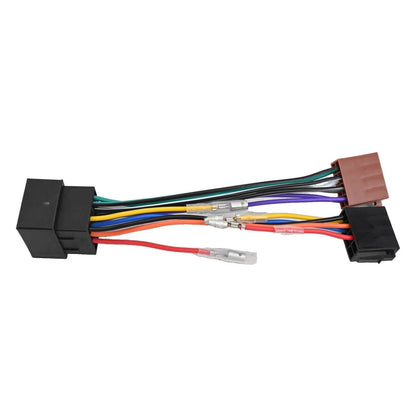 16 Pin Auto Adapter Wiring Harness for Car Stereos with ISO Connections