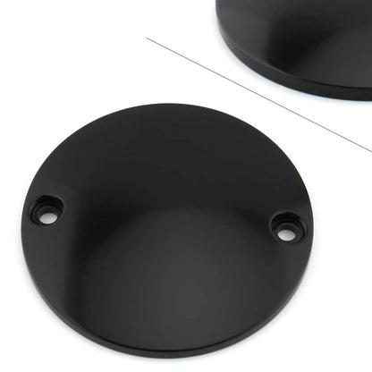 Black Domed Points Covers for Harley Softail Bigtwin