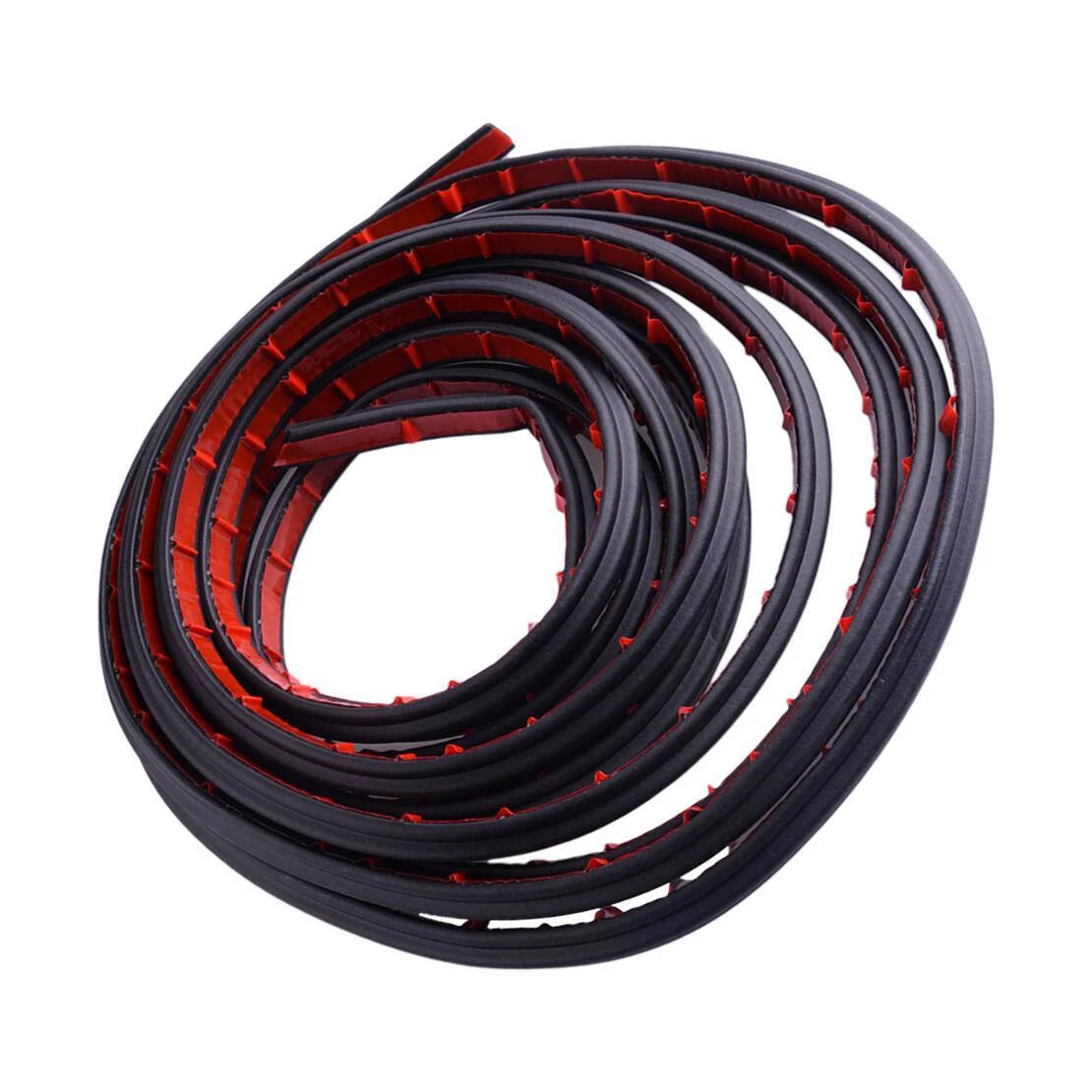 16ft 5 Holes Rubber Weatherstrip Seal Strip for Car Door Trunk Edge