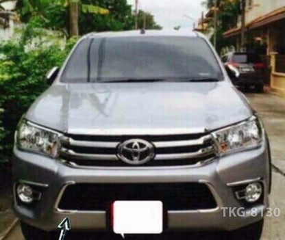 Chrome Eyelid Bumper Cover Trim for Toyota Hilux 1kd2WD (2015-2017)