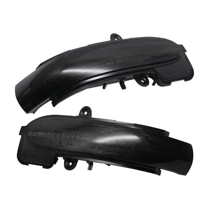 Smoked Dynamic LED Mirror Turn Signal Light for Mercedes C-Class (2000–2007)